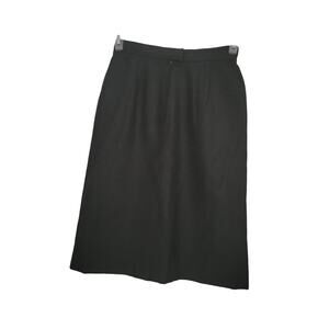 Vintage JH Collectibles Skirt Size 10 100% Wool Lined Small Slit Pocket Made USA